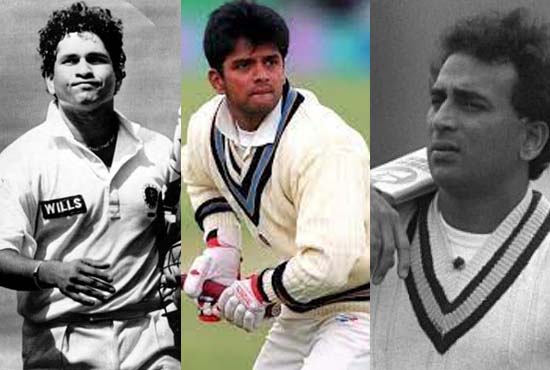 sachin,dravid,gavaskar former indian team captains 