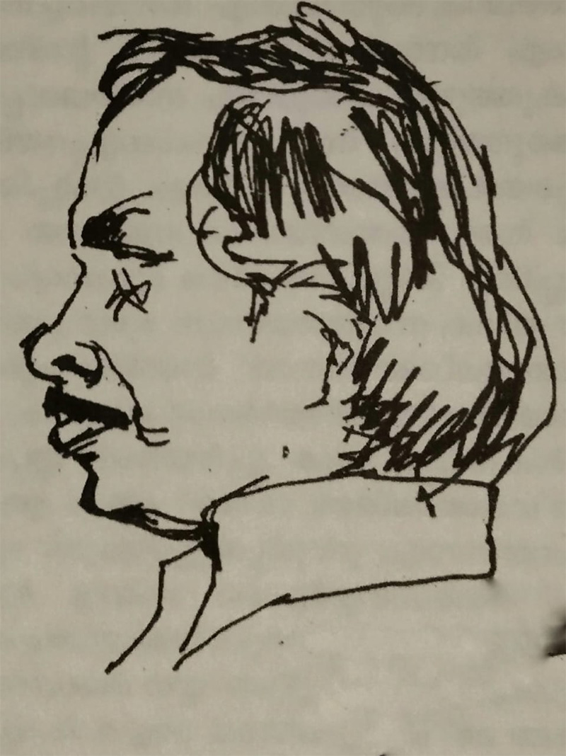 M T , Namboothiri sketch