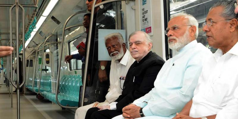 Kummanam Rajasekharan -metro inauguration