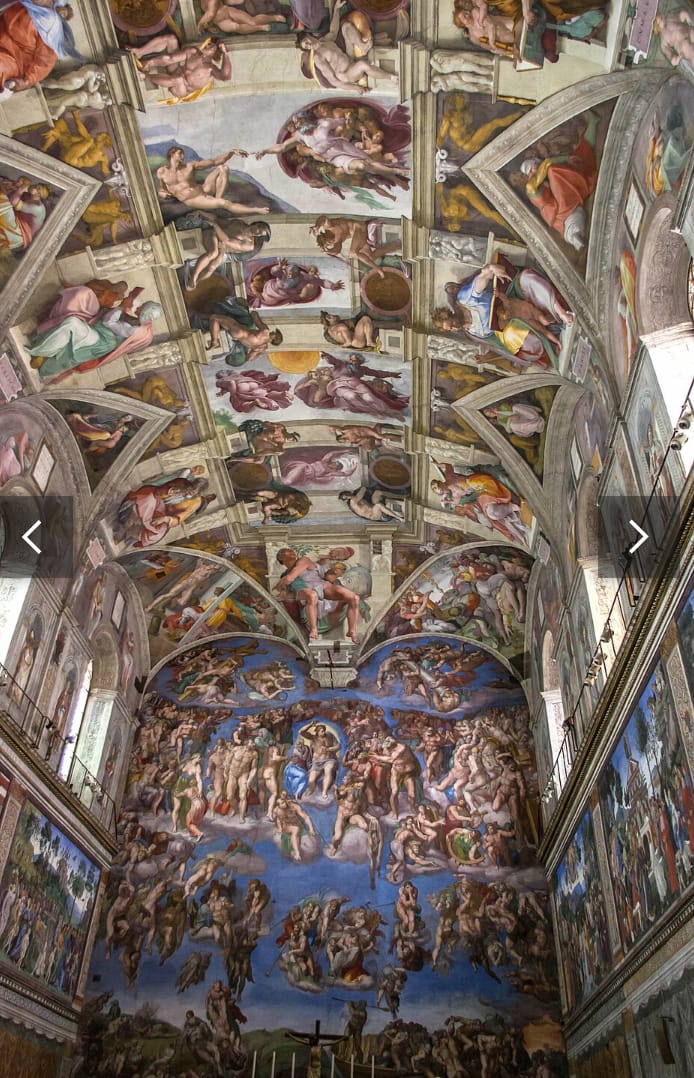 sistine chapel inside 