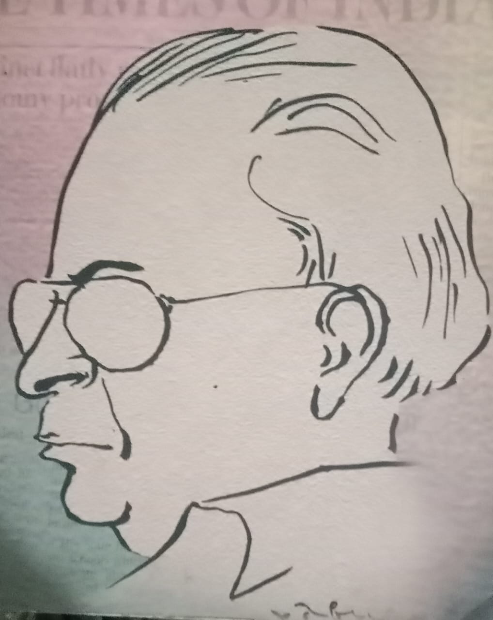 KC John caricature 
