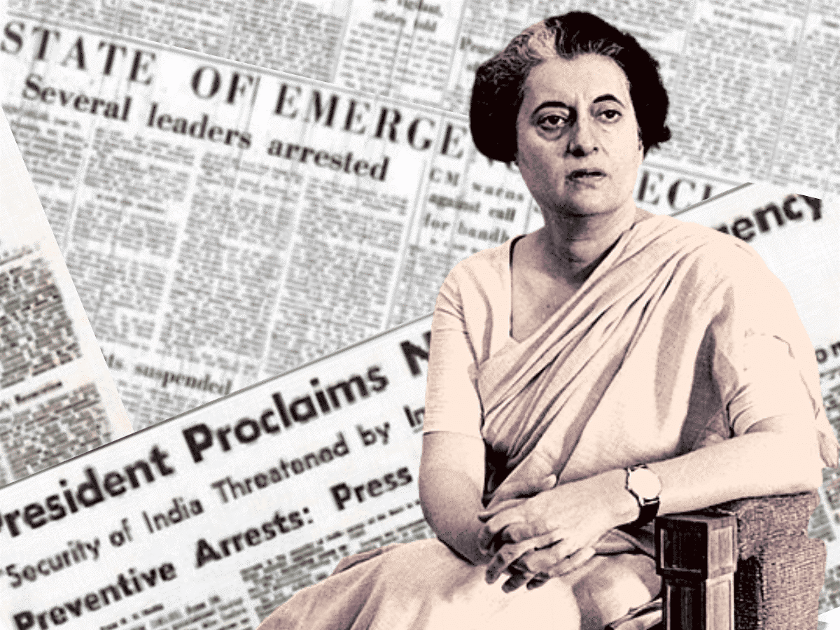 emergency time indira gandhi