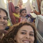 air india plane crash-dr.koni family selfie