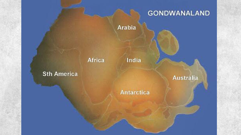 What happened when Antarctica was formed?