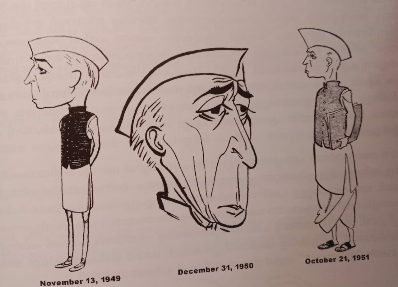 Caricatures of Nehru - Shankar