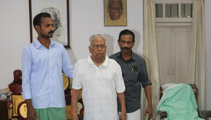 sreejith with vs Achuthanandan