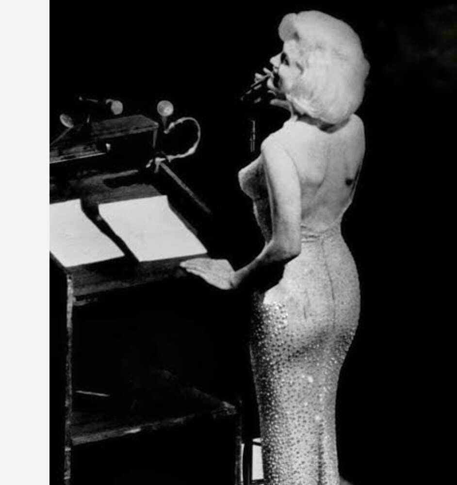 Marilyn Monroe at Kennedy's 45th birthday party