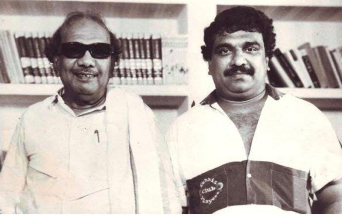 Cochin Haneefa with Karuna Nidhi