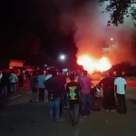 Karnataka-Beef-Truck-Fire