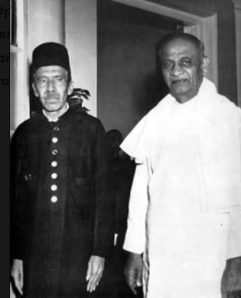 Nizam with Sardar Patel