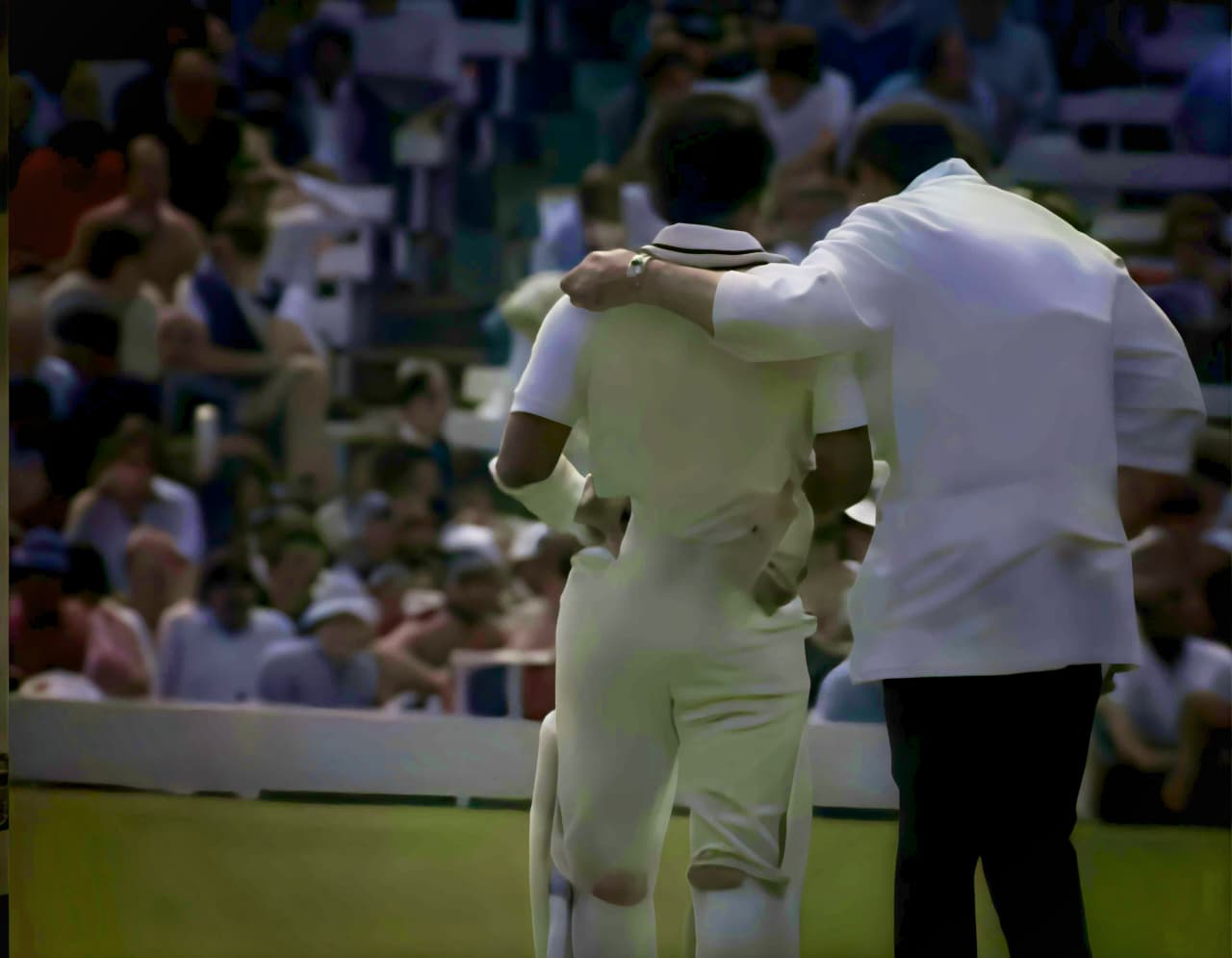 Sunil gavaskar and dikie bird 