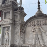 The ancient Shiv Mandir where Ravana is worshipped at Bisrakh village