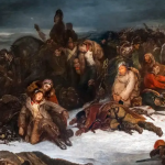 The Retreat of Napoleon’s Army from Russia in 1812 by Ary Scheffer