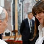 pope Leo meets hollywood celebrities