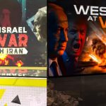 Iran War- Central block news channels trp