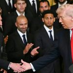 Messi with Trump