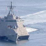 USS Canberra near Kerala shore